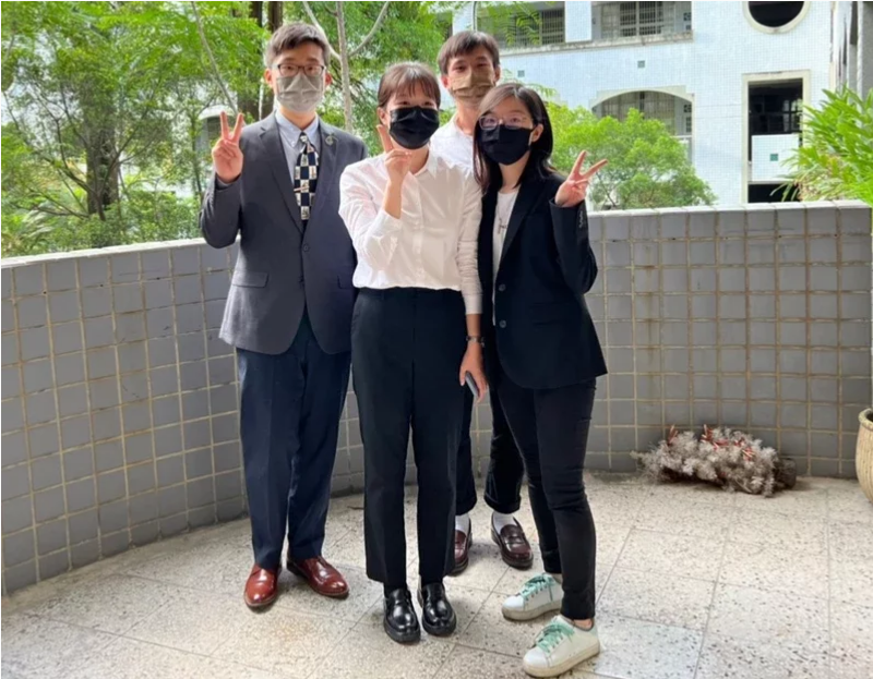 高雄市新莊高中英語辯論團隊。圖/新莊高中提供